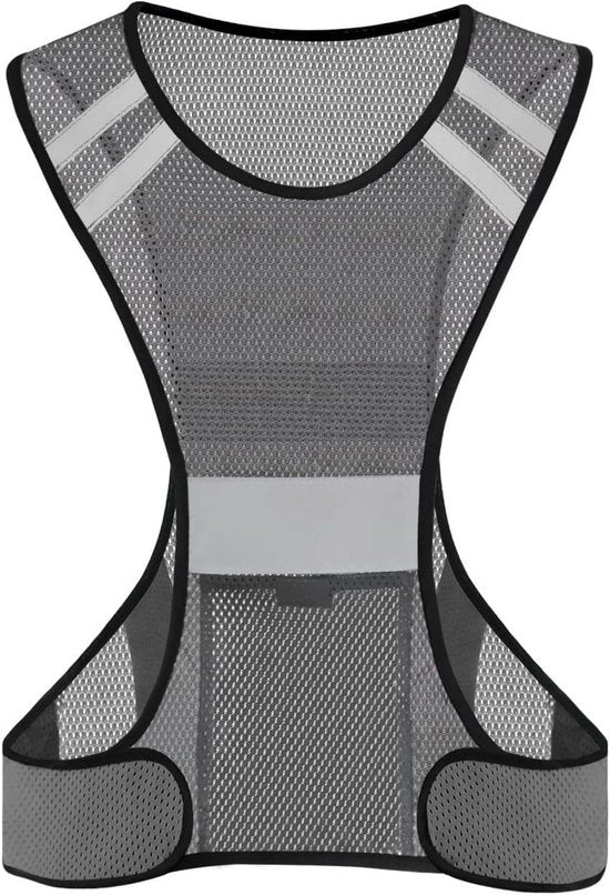 Vestito di sicurezza riflettente per jogging e bicicletta - Vestito di sicurezza riflettente per alta visibilità - Dimensioni: 52x56cm - Adatto per jogging e bicicletta