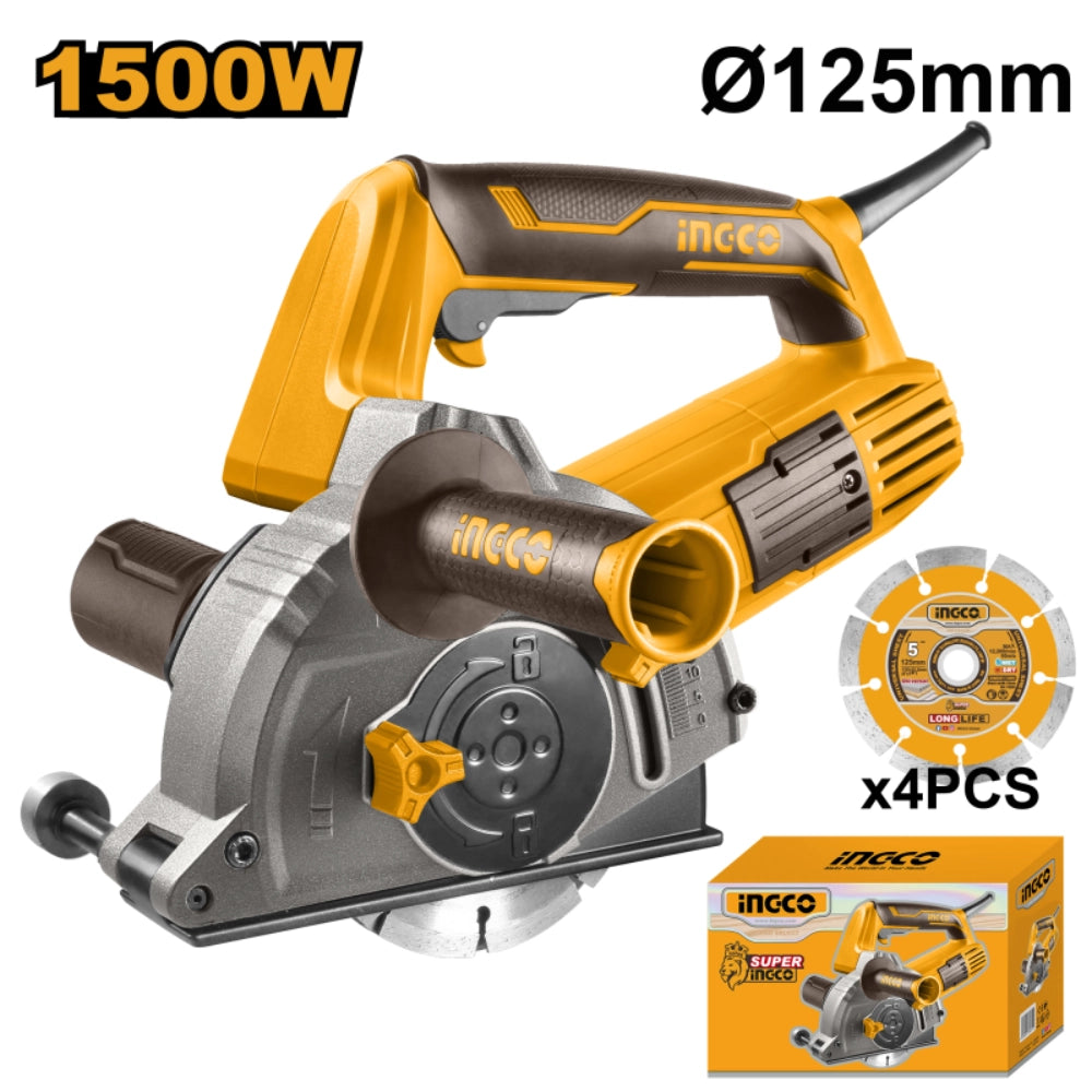Scanalatore per muri 1500 w diametro 125 mm m14 tracce pareti tubazioni