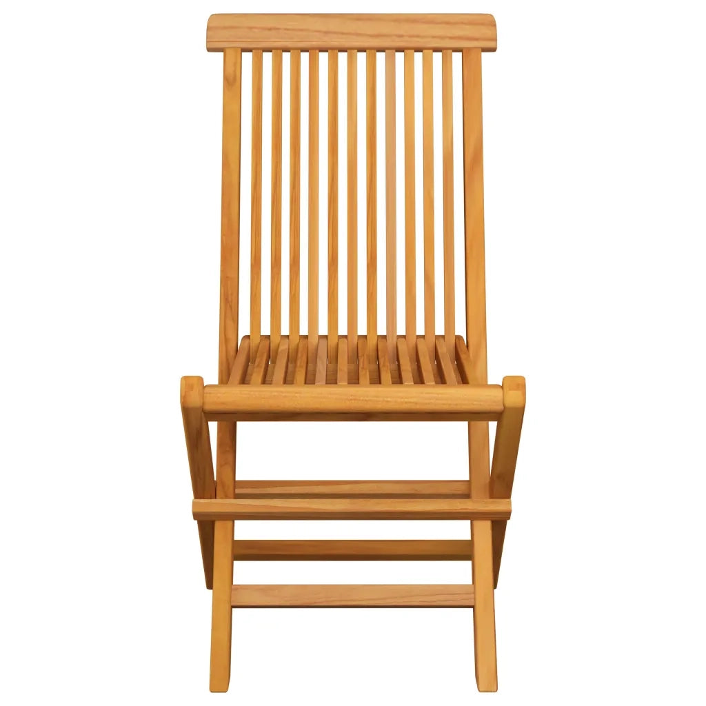 Sedie da Giardino con Cuscini Neri 4 pz | Sedie da Esterno Massello di Teak