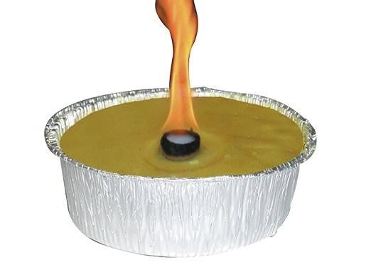 SET 24PZ CERI ALLA CITRONELLA IN VASCHETTA ALLUMINIO CM.17