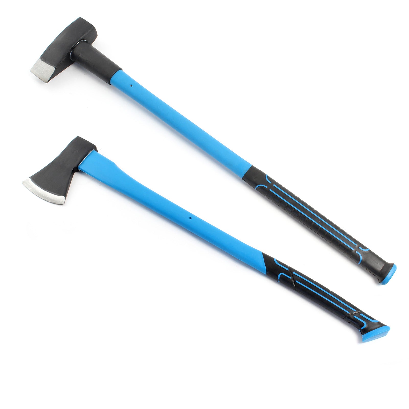 Mazze spaccalegna Set martello e ascia da spacco 3,6 kg 1,5 kg, manico in fibra di vetro