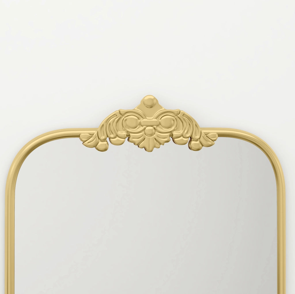 Specchio da parete barocco dorato 60 x 87 cm