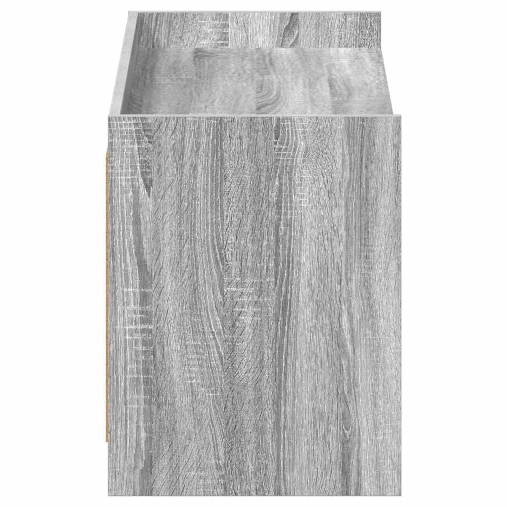 Mobile per scarpe con porta Sonoma grigio 100 x 39,5 x 51 cm 8011360