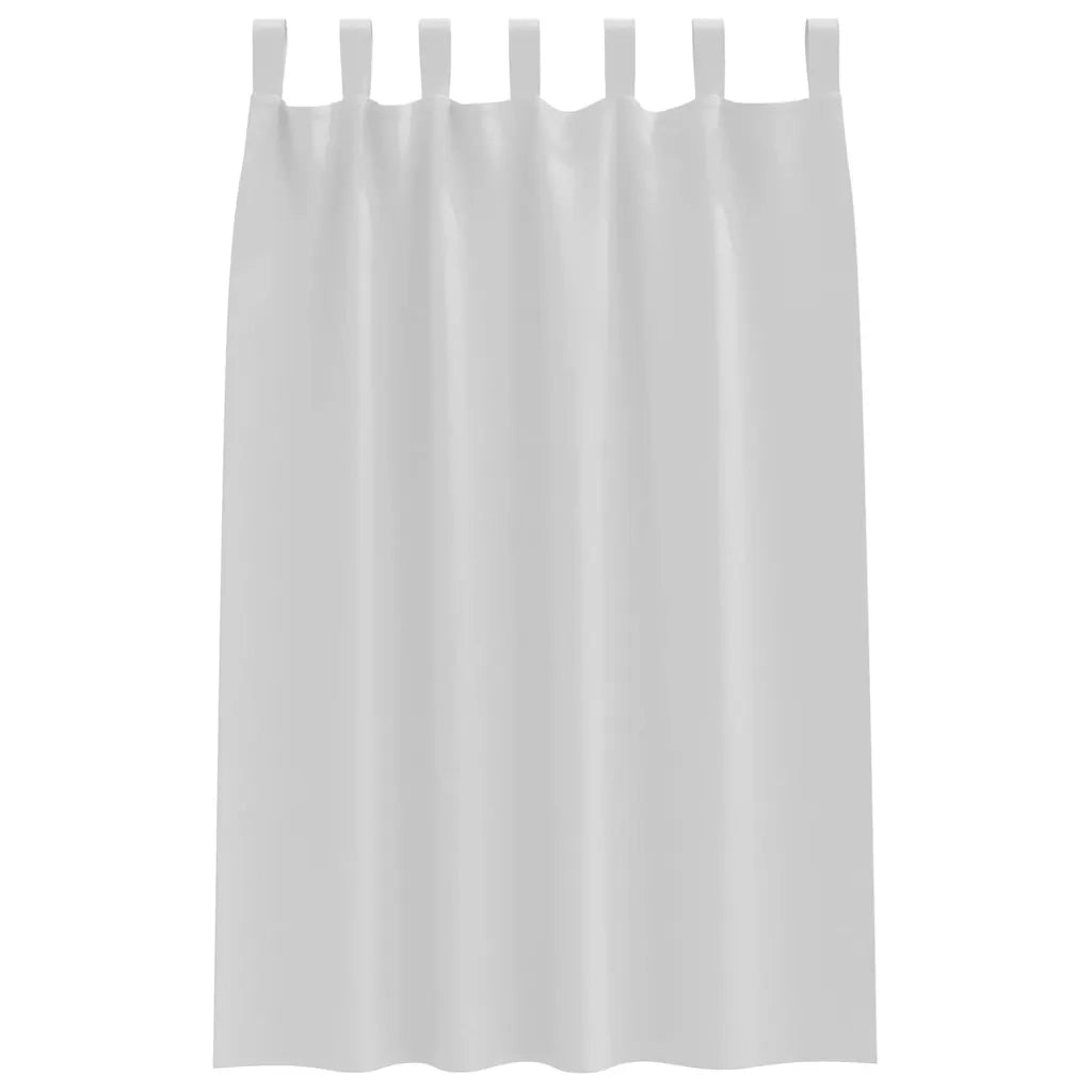 Tende Blackout con Anelli 2 pcs Grigio Chiaro 175 x 140 cm 4107569