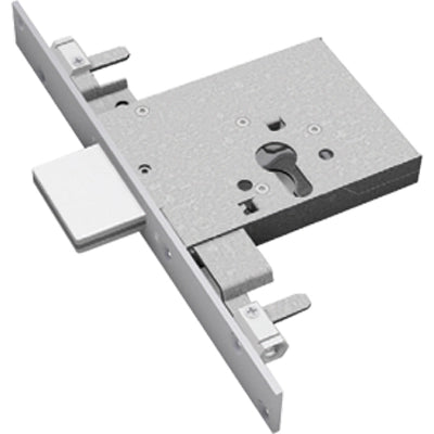 SERRATURA METALLO INFILARE 2053 SECUREMME  B.Q ZINC F.MM 25 F.SAGOM M3 TRIPL H.MM 82 E.MM 70