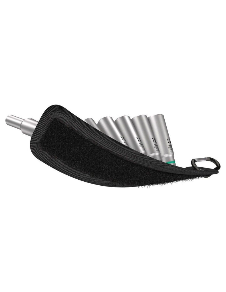 Set di 9 bussole lunghe Zyklop 1/4" WERA Belt A Deep 1