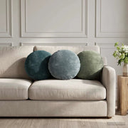 Federa 2 pz HEERLEN Verde Ø 40 cm Tessuto Chenille 922315