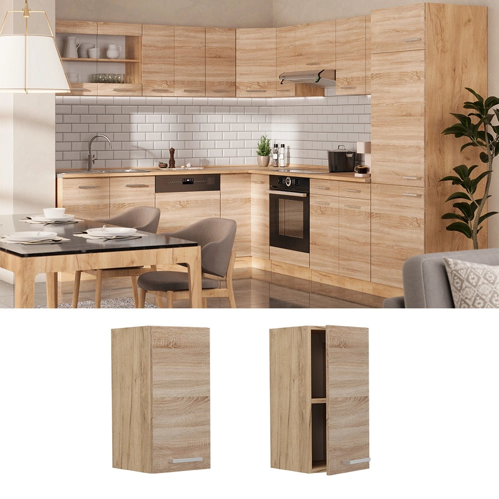 Pensile da cucina R-Line Sonoma/Rovere dorato 30 cm Vicco