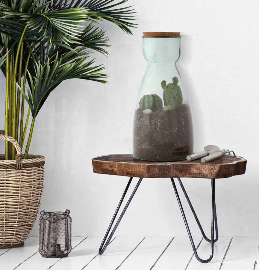 Vaso Garden Ø21,5x43,5 cm Vetro Trasparente