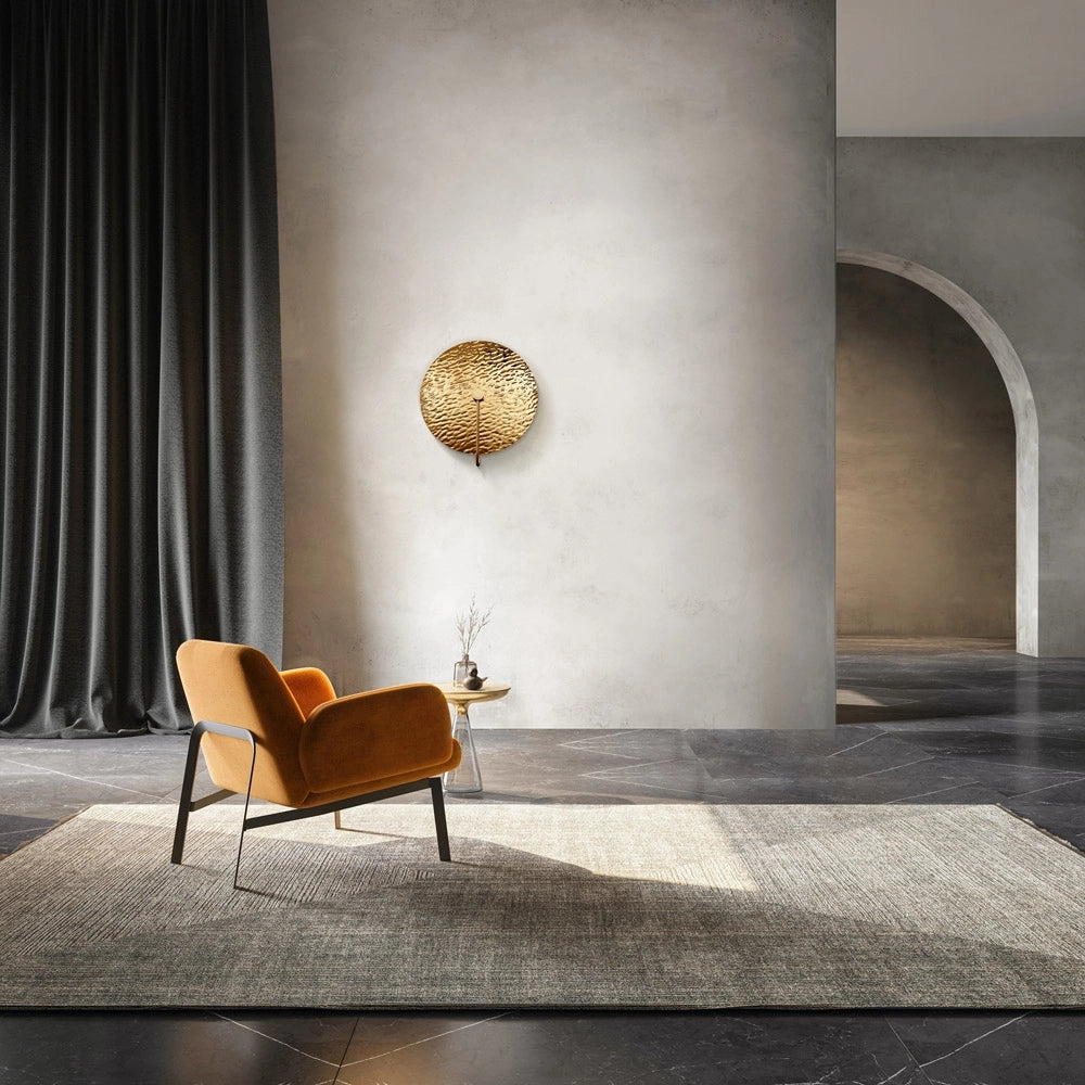 Applique Contemporanea Mare Metallo Oro 1 Luce