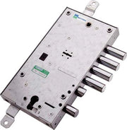 SERRATURA METALLO APPLICARE 54597 MOTTURA  DM+F.SAGOM M4 TRIPL+SCR IP.MM 28 E.MM 63 DX