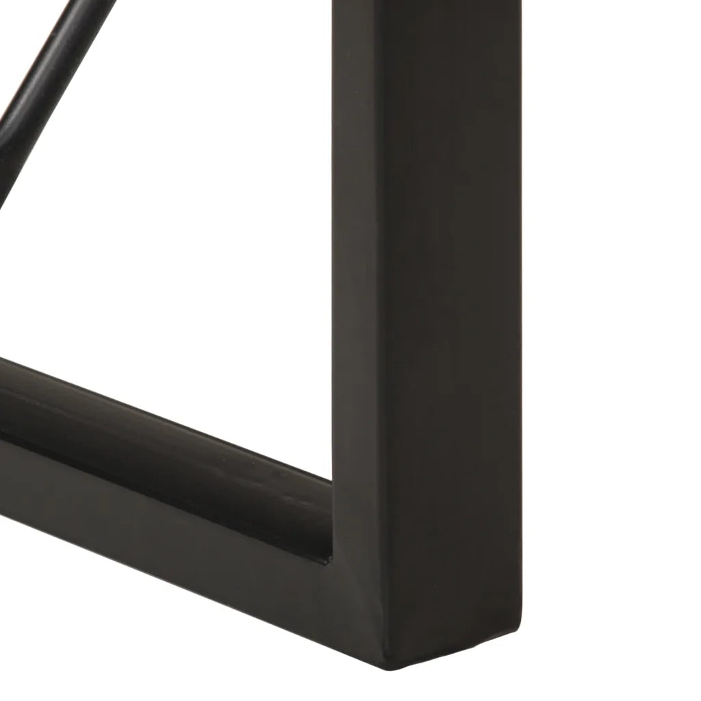 vidaXL Tavolo da Pranzo 120x55x76 cm in Legno Massello di Mango Grezzo