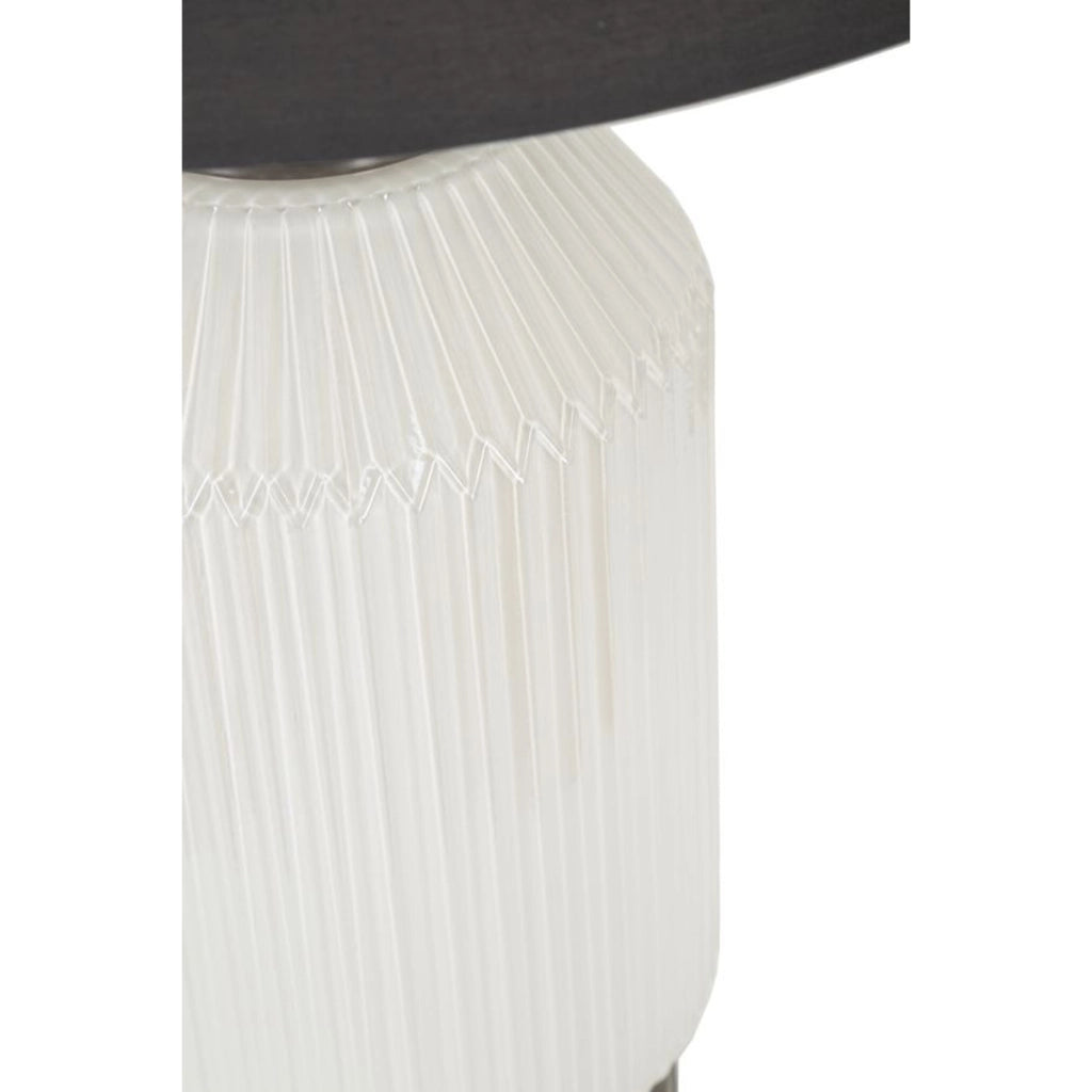 Lampada da Tavolo VKH174, Grigio, Metallo, 37,5x37,5x65 cm