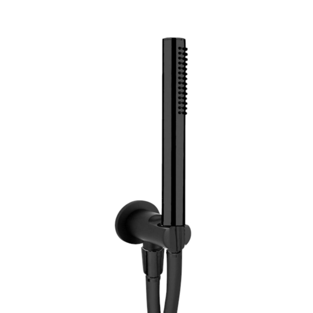 Set doccia nero opaco completo