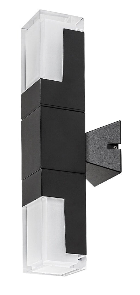 Applique esterno moderno nero su/giù LED CCT 12W IP54 Rabalux