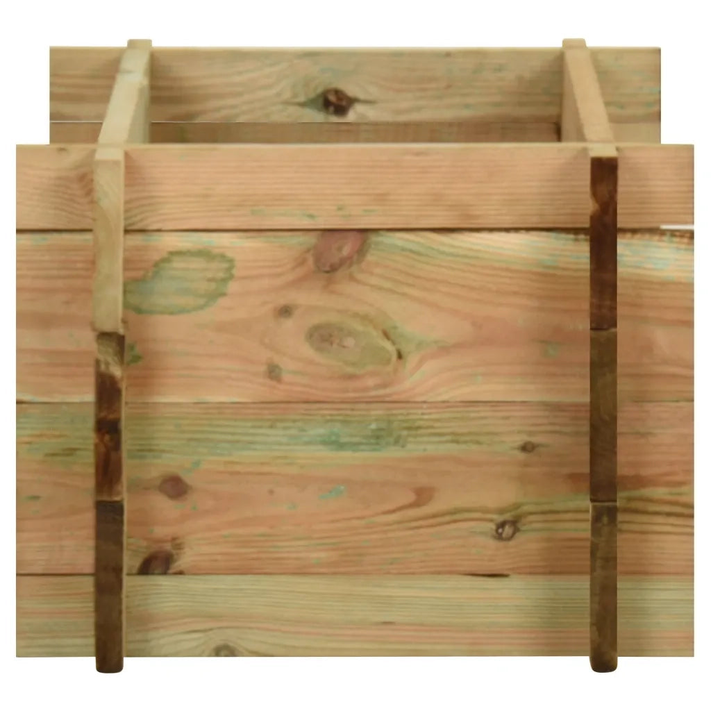 Fioriera Giardino Letto Vegetale Legno Pino Impregnato 40 cm