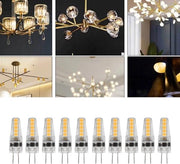 Lampade LED a doppio pin senza filo 12-24V 2W - 10 pezzi per lampadari, ventilatori e armadi