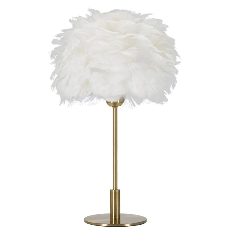 Lampadelle A Da Tavolo Ball Feather cm ø 30x50