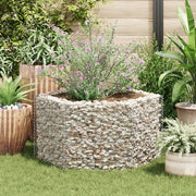 Gabbione Letto Rialzato da Giardino Esagonale 100x90x50 cm 142532