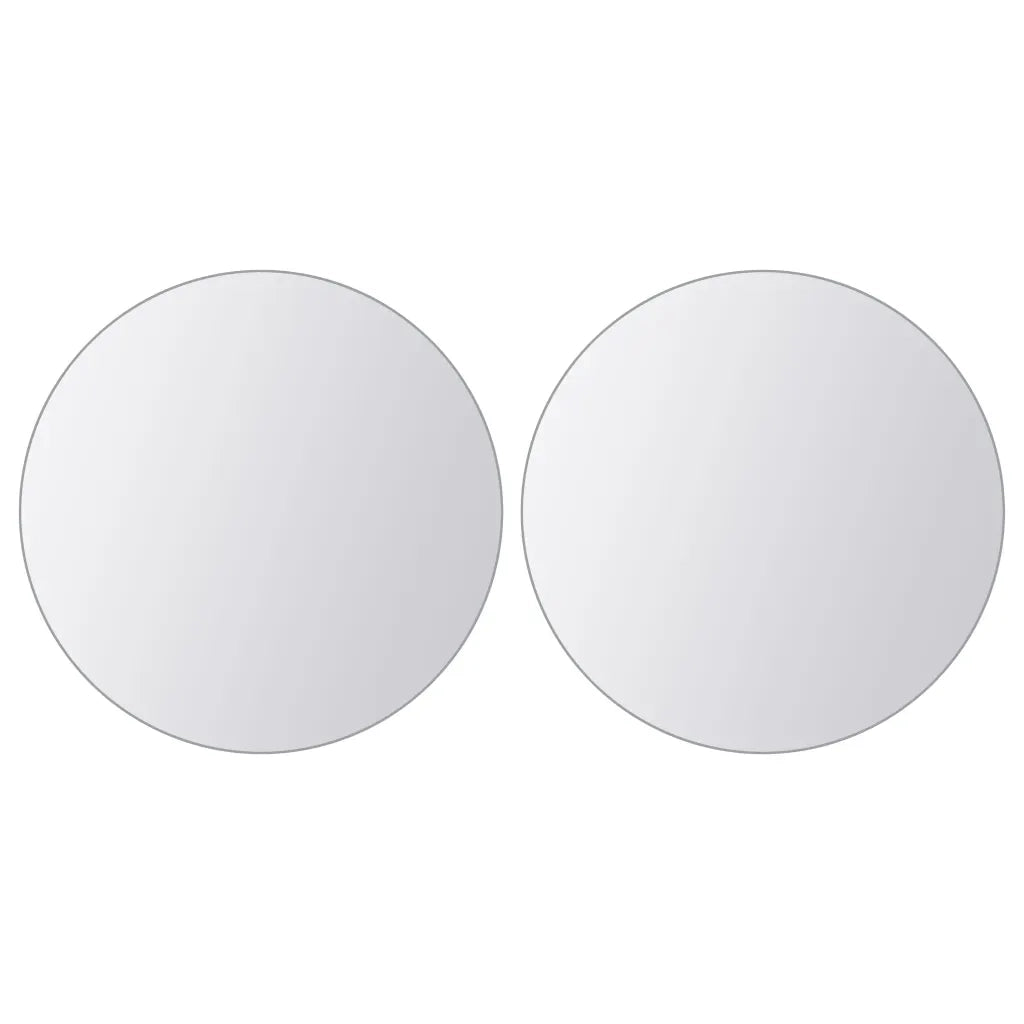 Piastrelle a Specchio 16 pz Rotonde in Vetro CFW4575500