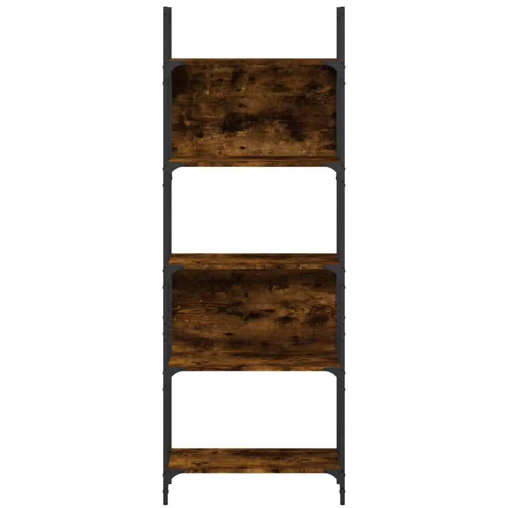 Libreria 5Ripiani Rovere Fumo 60,5x24x166,5cm Legno Multistrato 838865