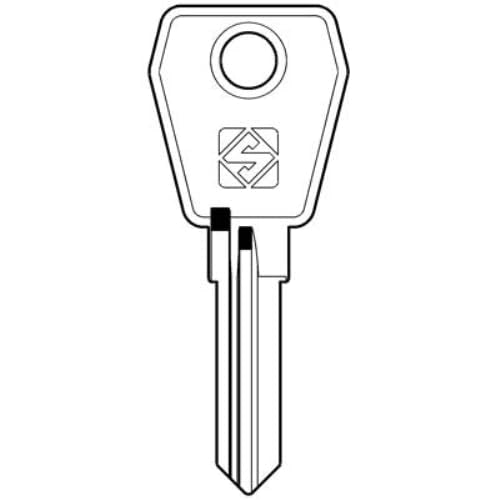 Chiave Piatta Eurolocks EU16R Silca Acciaio Nichelato 10 Pezzi