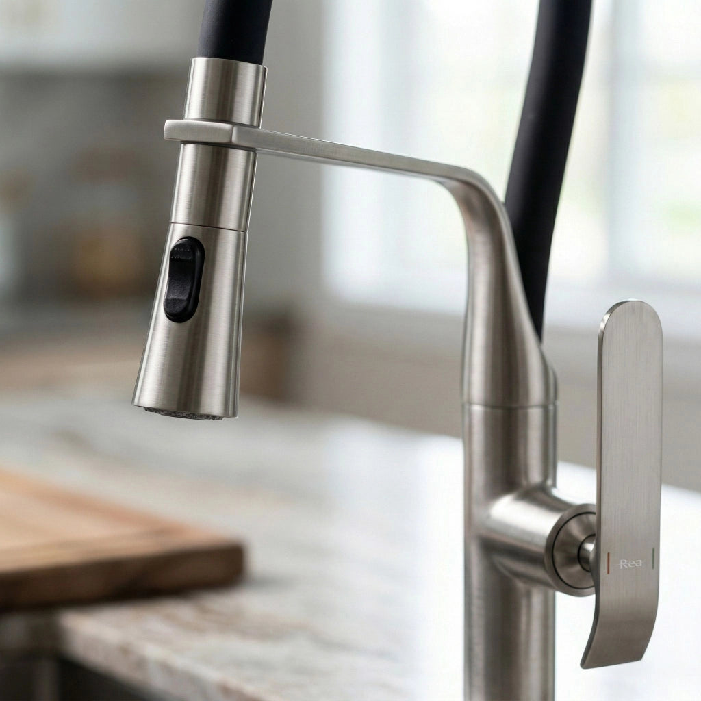 Rubinetto Da Cucina Rea Castor Brush Nickel