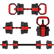 Set Hantel 6 in 1 ¨C zephmum ¨C Hantel regolabile 20 kg