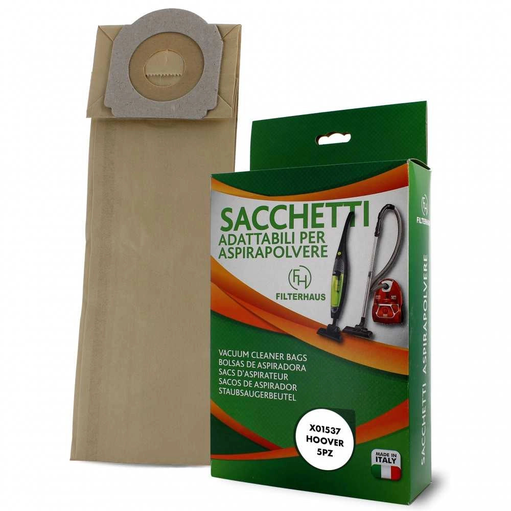 5PZ SACCHETTI IN CARTA ASPIRAPOLVERE HOOVER ATHYSS ALYX  H59 ADATTABILI - HOOVER
