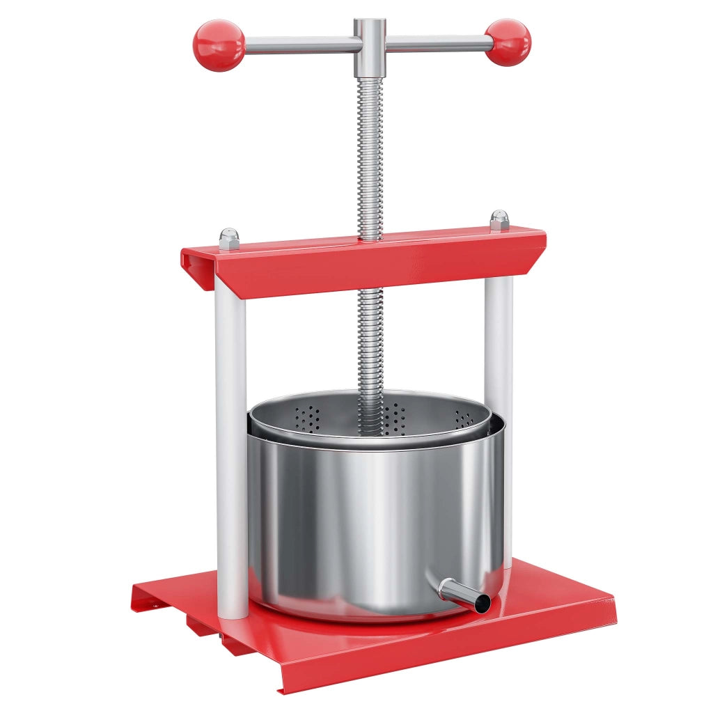 Torchietto per frutta in acciaio inox 3 litri Pressa manuale frutta
