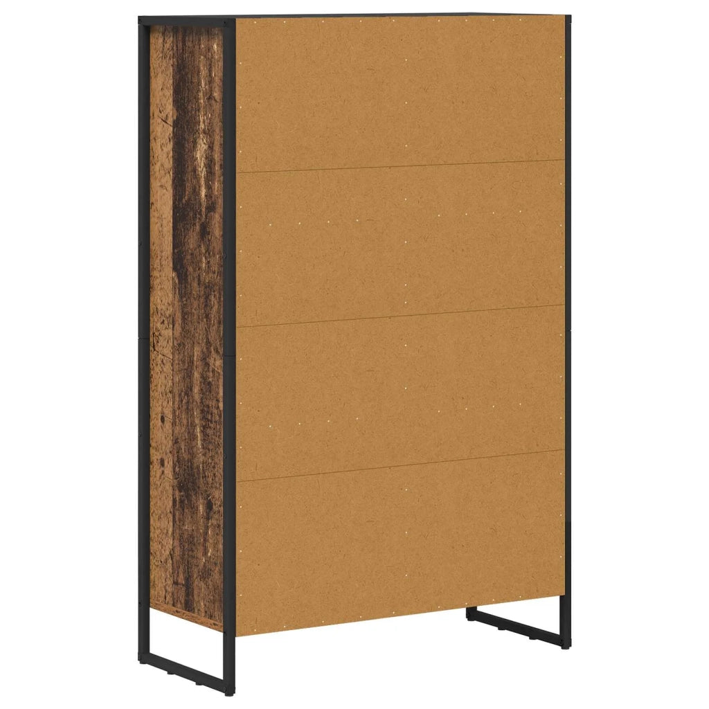 Armadio per Libri Legno vecchio 99.5 x 30 x 108.5 cm