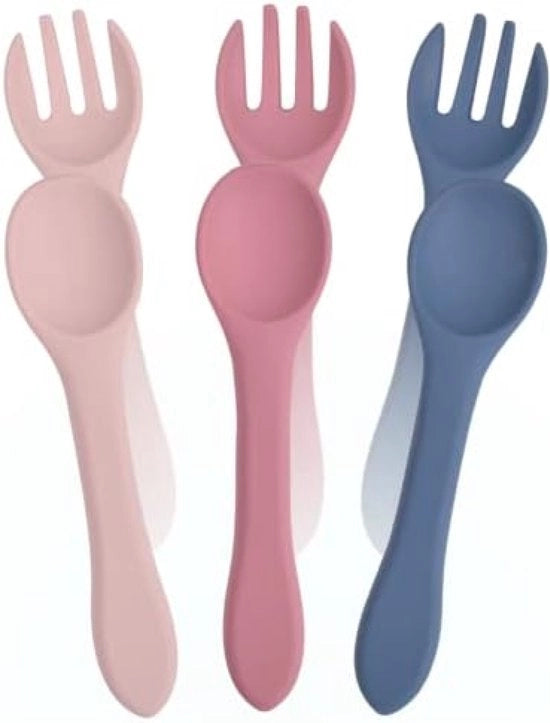 6 set di cucchiai educativi per bambini, cucchiaio morbido per lattanti, cucchiaio per pappe, BPA libero, cucchiaio per lattanti, utensile per bambini per bambini, neonati, alimentazione e rilassamento