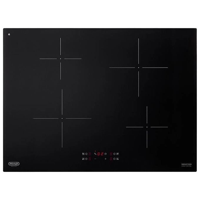 De’Longhi PIN 72 piano cottura Nero Da incasso 70 cm Piano cottura a induzione 4 Fornello(i)