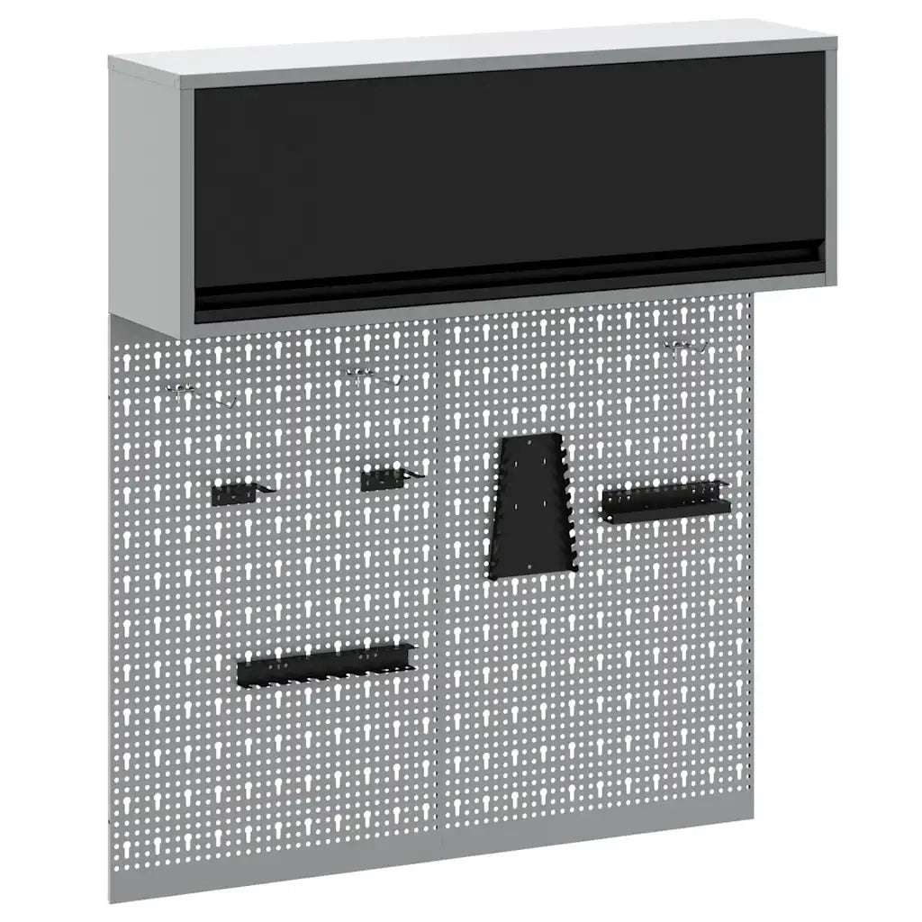 Set di armadi per attrezzi con lo scaffale 3 pz Nero CFW7367108