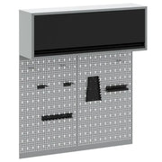 Set di armadi per attrezzi con lo scaffale 3 pz Nero CFW7367108