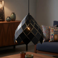 Lampada Da Soffitto Pensile Metallico Nero APP338-1CP