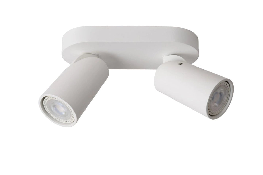 Lucide Xyrus faretto 2 luci GU10 5W bianco 2200-3000K