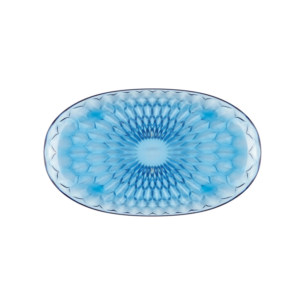 Vassoio ovale grande 45x26,5x3,3 cm azzurro cielo