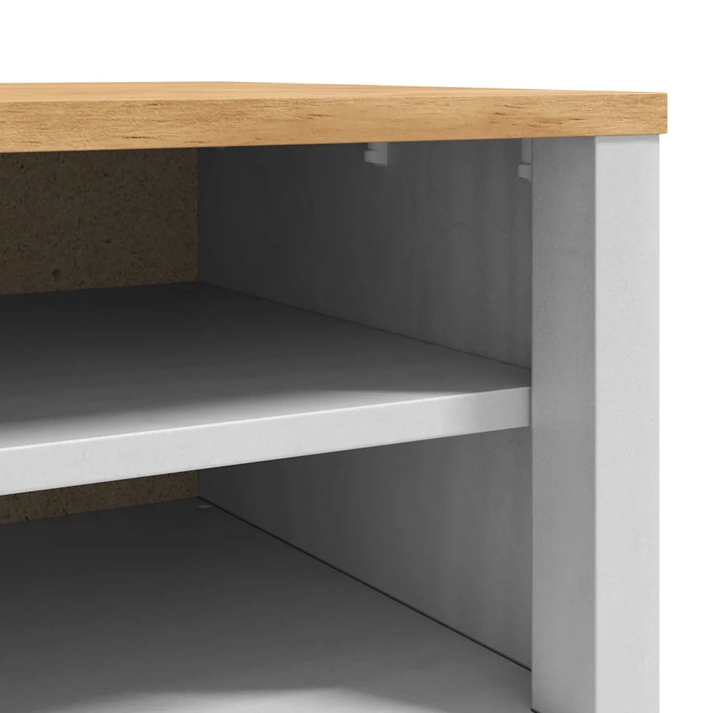 Panchina per corridoio FLORO Bianco 115 x 40 x 45 cm 42011244