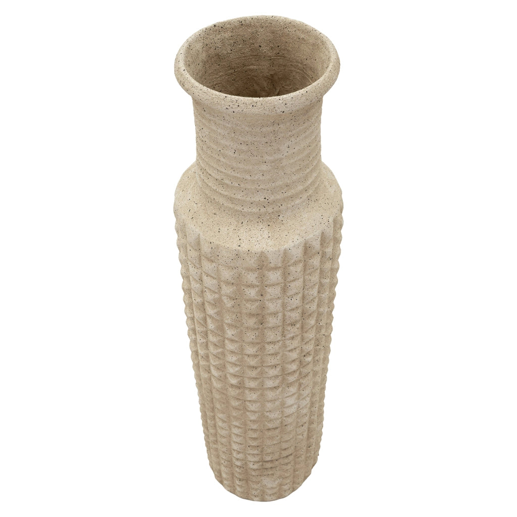 Fatenoti, Vaso Finitura Effetto Sabbia, Beige