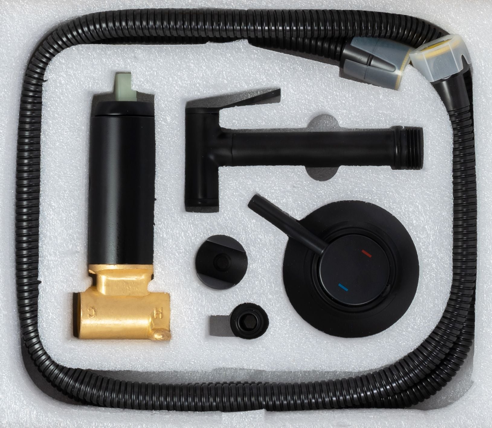 Rubinetto Da Bidet Rea Lungo Loop Black