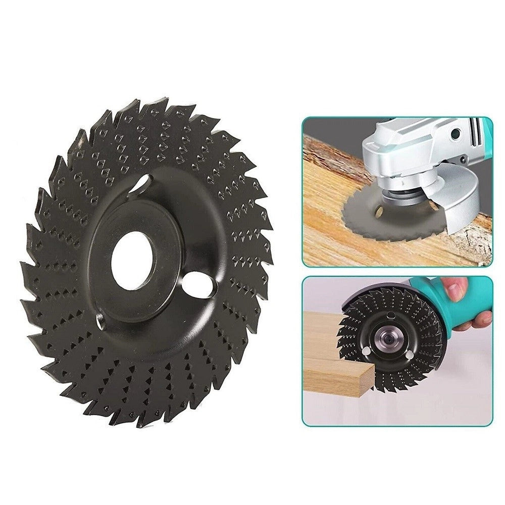 Trade Shop - Disco Per Smerigliatrice Angolare Raspa Levigatura Intaglio Legno 125 Mm 66016 -