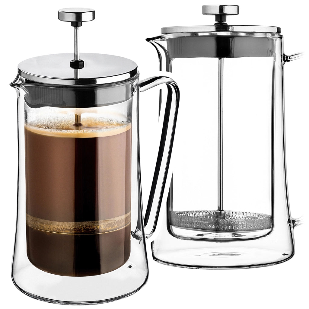 KADAX - Caffettiera a pistone da 1 litro con caraffa in vetro da 1000 ml.