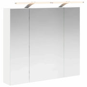 Mobiletto per specchio da Bagno | Armadio da bagno Bianco 80 x 14.5 x 70 cm