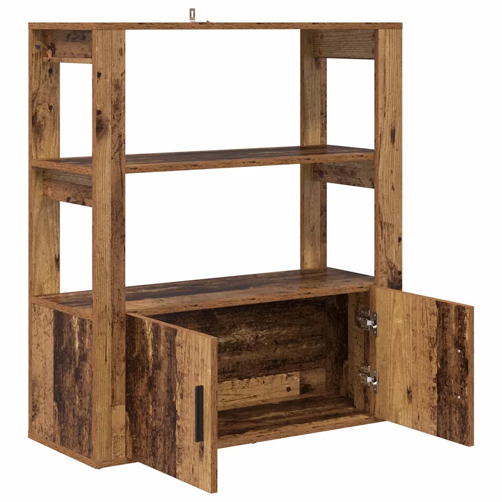 Credenza-Buffet-Armadio da cucina Legno vecchio 30 x 80 x 90 cm Legno multistrato