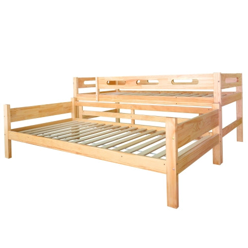 Letto a castello 90x200 cm - Xylo - Naturale divisibile in 2