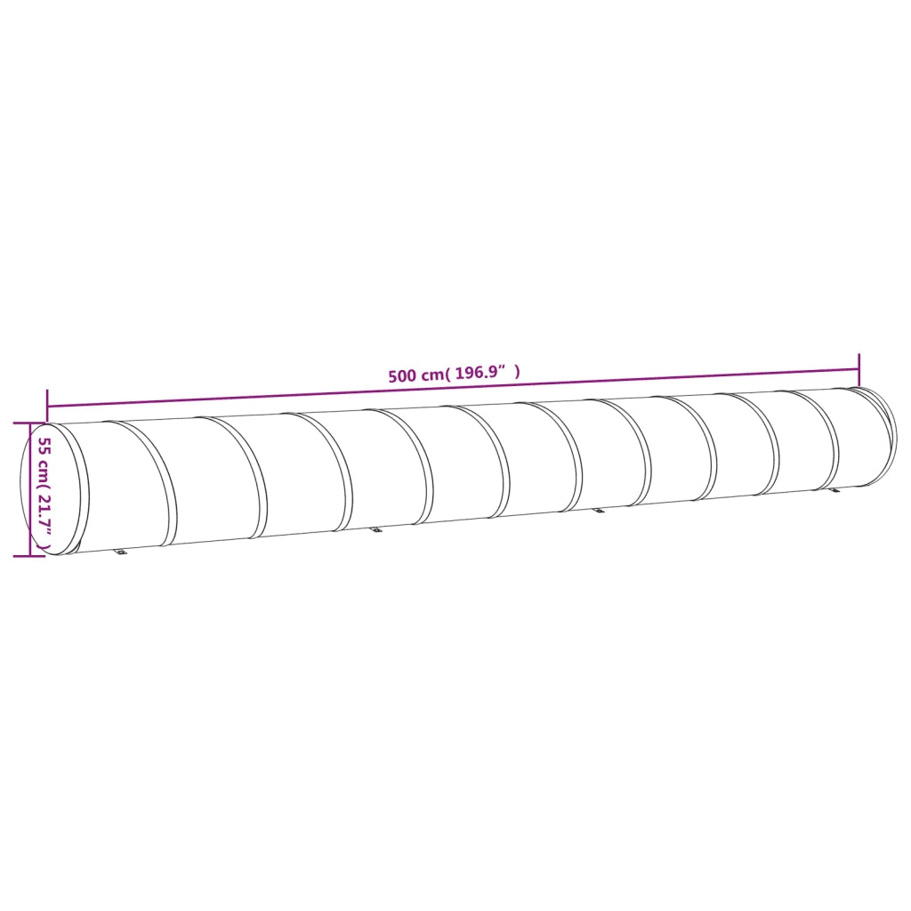 Tunnel per Cani Blu ? 55x500 cm in Poliestere CFW3206846