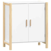 Credenza | Madia | Buffet da pranzo | Armadio da pranzo Bianca 62x38x70 cm in Legno Multistrato