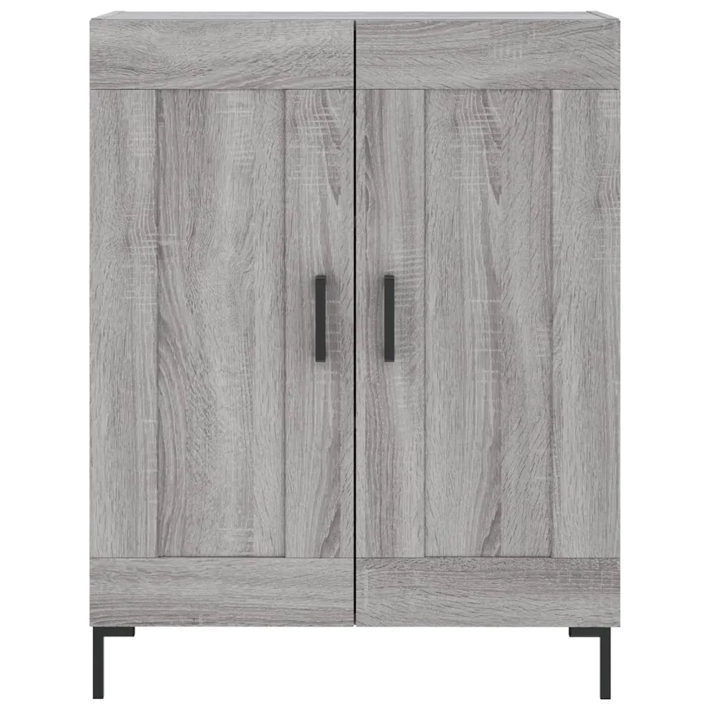 Credenza Grigio Sonoma 69,5x34x180 cm in Legno Multistrato 3198343