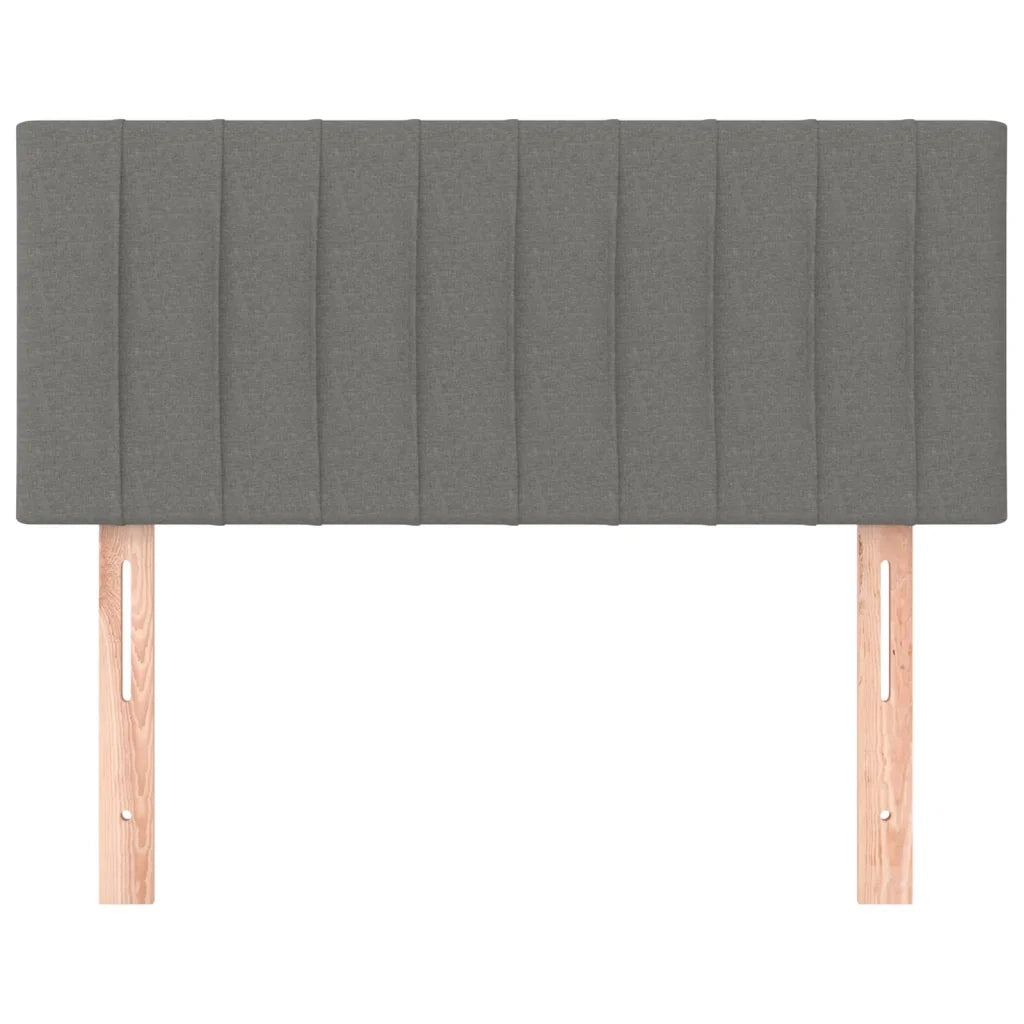 Testiera Grigio Scuro 90x5x78/88 cm in Tessuto